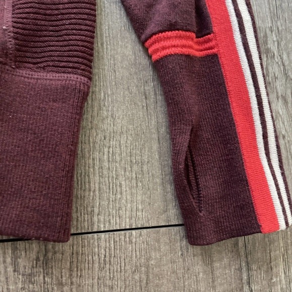 Athleta Merino Wool Blend Sweater Canyon Color Block Apres Ski Women Small - Picture 5 of 7